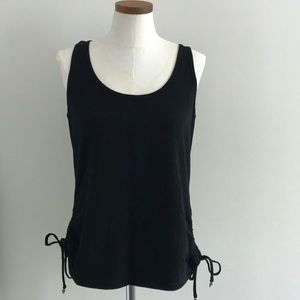 NWT knit tank w tie detail by Lauren